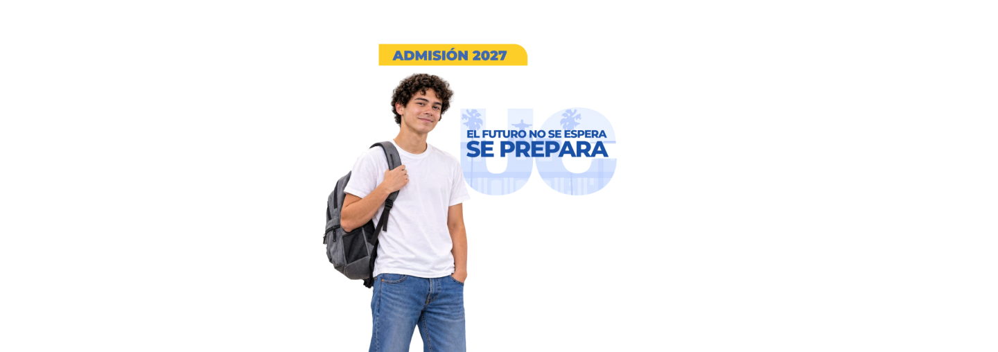 estudiante con mochila junto a frase el futuro no se espera se prepara